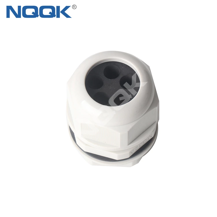 Nylon plastic wire and cable waterproof joint PG7/9/11/13.5/16M20 sealed fixed Ge Gelan head