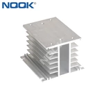 Three-phase solid state relay radiator heat sink base SSR heat sink guide rail Yangming aluminum profile H type