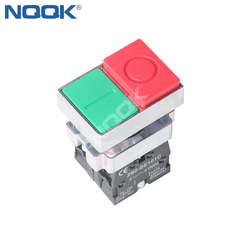 Double Button Double Button NP2 XB2-BL8325 BL8425 Double Flat Head Button Start Stop Stop Red Green