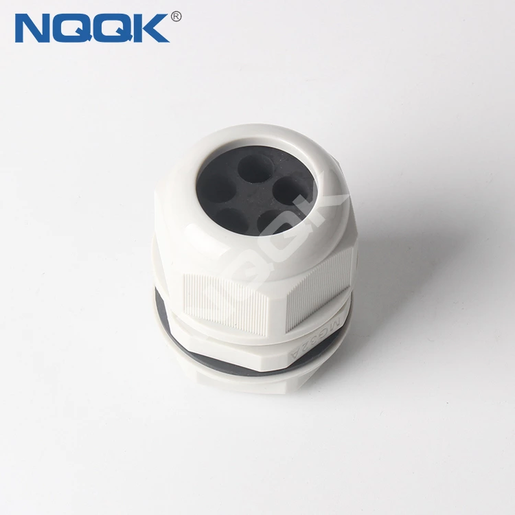Nylon plastic wire and cable waterproof joint PG7/9/11/13.5/16M20 sealed fixed Ge Gelan head