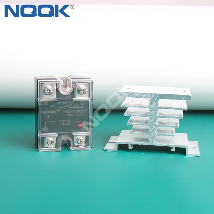 NKDH8023DD3 40A 220v DC to 480V AC Single Phase switching at zero crossing solid state relay