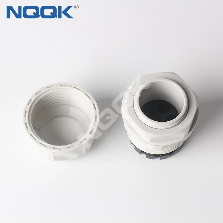 Nylon plastic wire and cable waterproof joint PG7/9/11/13.5/16M20 sealed fixed Ge Gelan head
