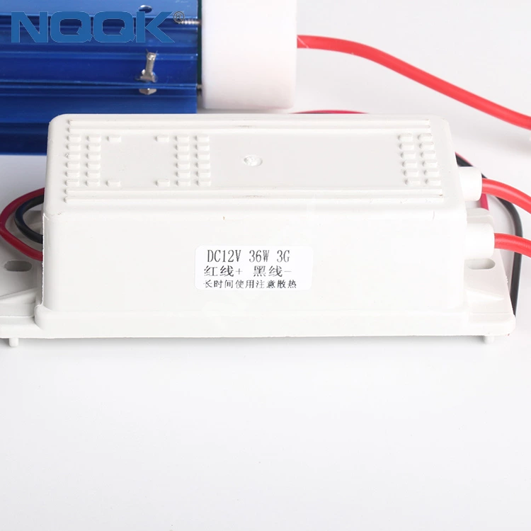 3g Quartz tube power supply ozone generating accessories DC12V 36W 3G red wire  black wire