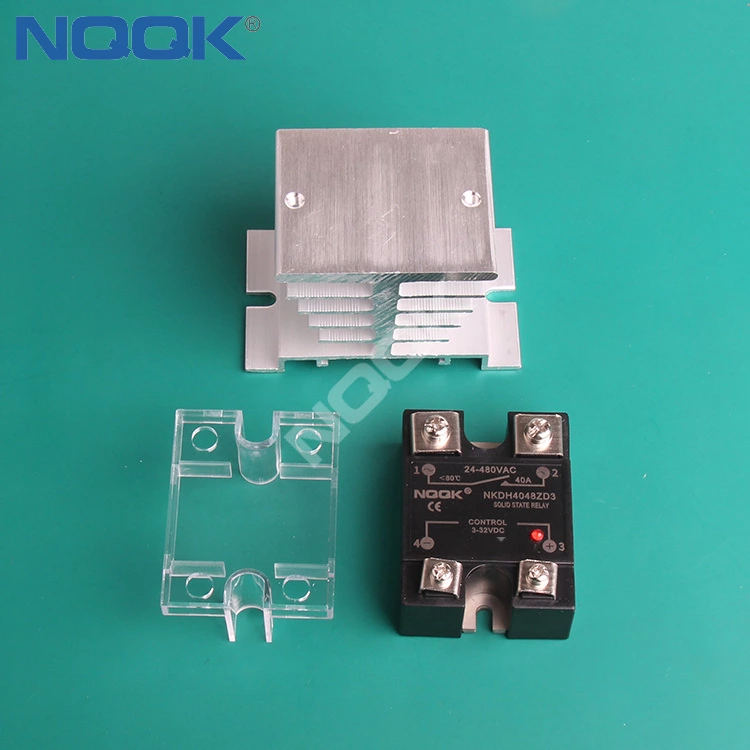 NKDH8023DD3 40A 220v DC to 480V AC Single Phase switching at zero crossing solid state relay