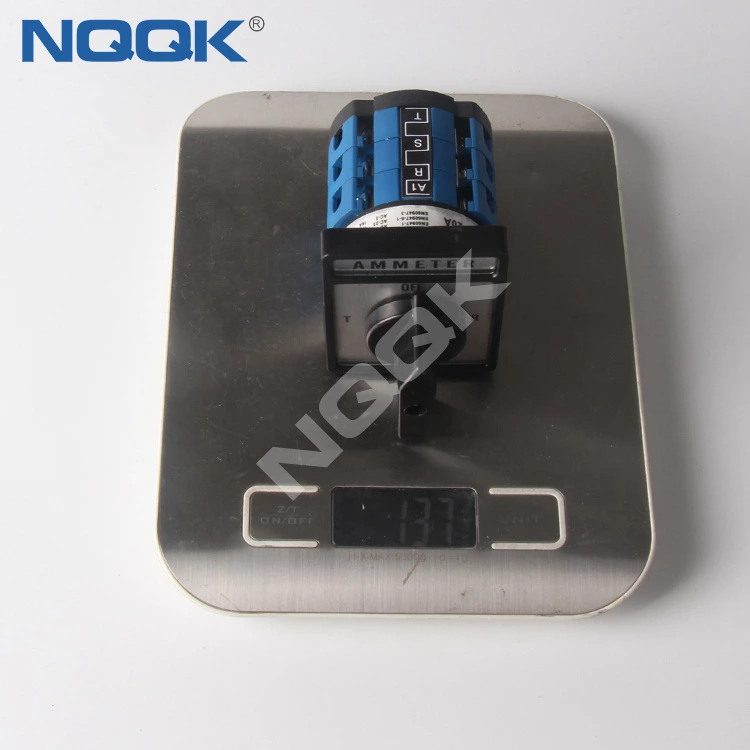 G17-20A 20A 3 phase Ammeter 240vac Universal Changeover Rotary Cam switch
