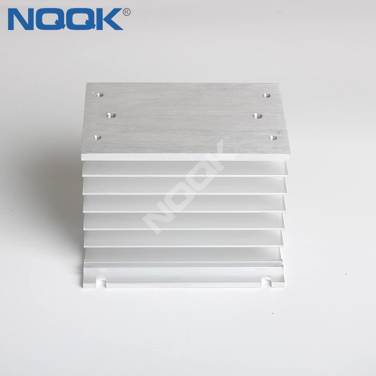 Three-phase solid state relay radiator heat sink base SSR heat sink guide rail Yangming aluminum profile H type