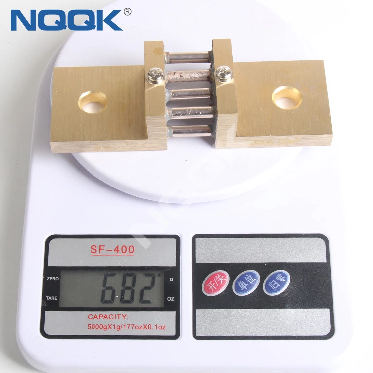 FL-TS India type 1000A 50mV 60mV DC Electric current Shunt Resistors for Amp Panel Meter Current Monitor