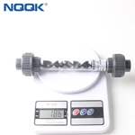 DN20 68620 PVC UPVC static mixer , sk type static pipeline mixer for ozone/liquid water mixing