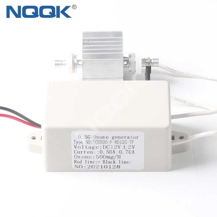 0.5g YCO500-F-8D12G-TP small Quartz Tube Ozone Generator