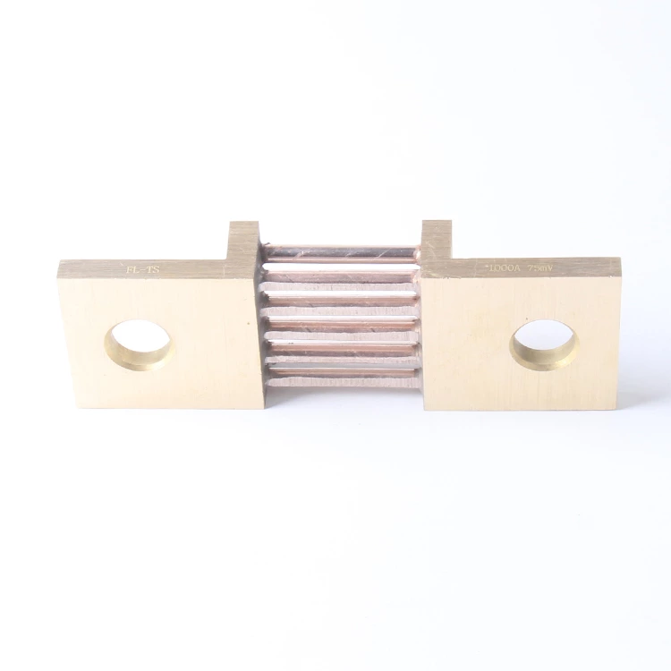 FL-TS India type 1000A 75mV  DC Electric current Shunt Resistors for Amp Panel Meter Current Monitor