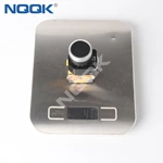 22MM push button switch LA38-11BN power switch start stop self reset self lock point moving round flat head