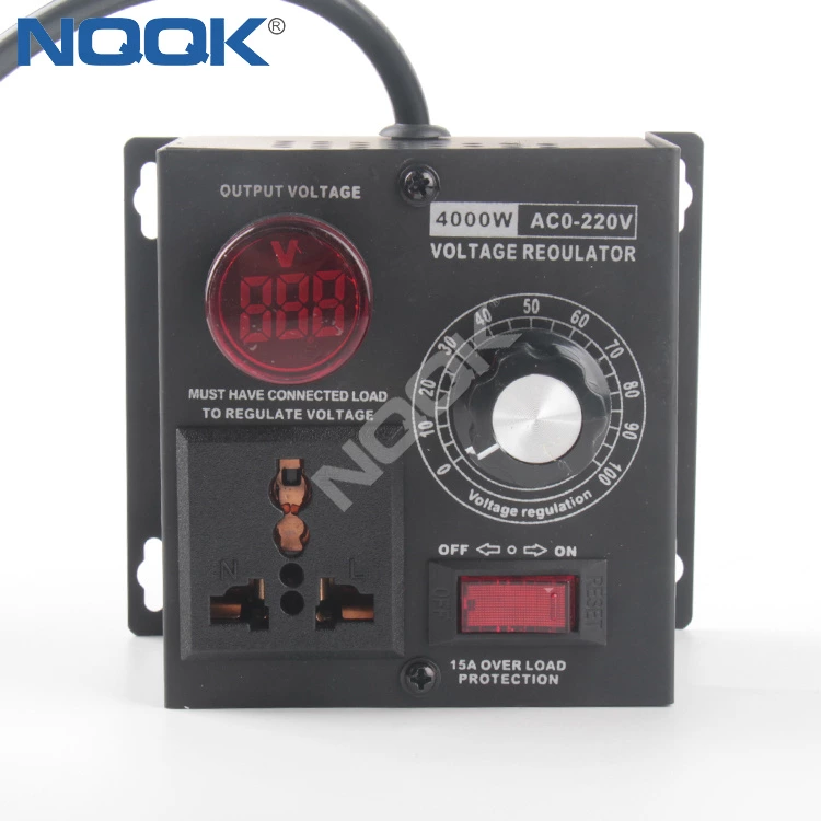 4000W AC220V Adjust control Transformer regulator Voltage fan speed regulator for fan