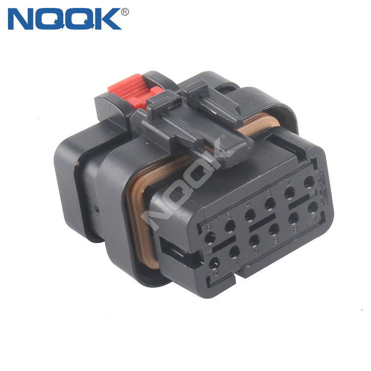 776437-2 776533-2 AMP 12 ways pin housing plug sealed electric male PLUG 12P 2 ROW GRY w/RED DIA WIRE SEAL Auto connector Auto connector