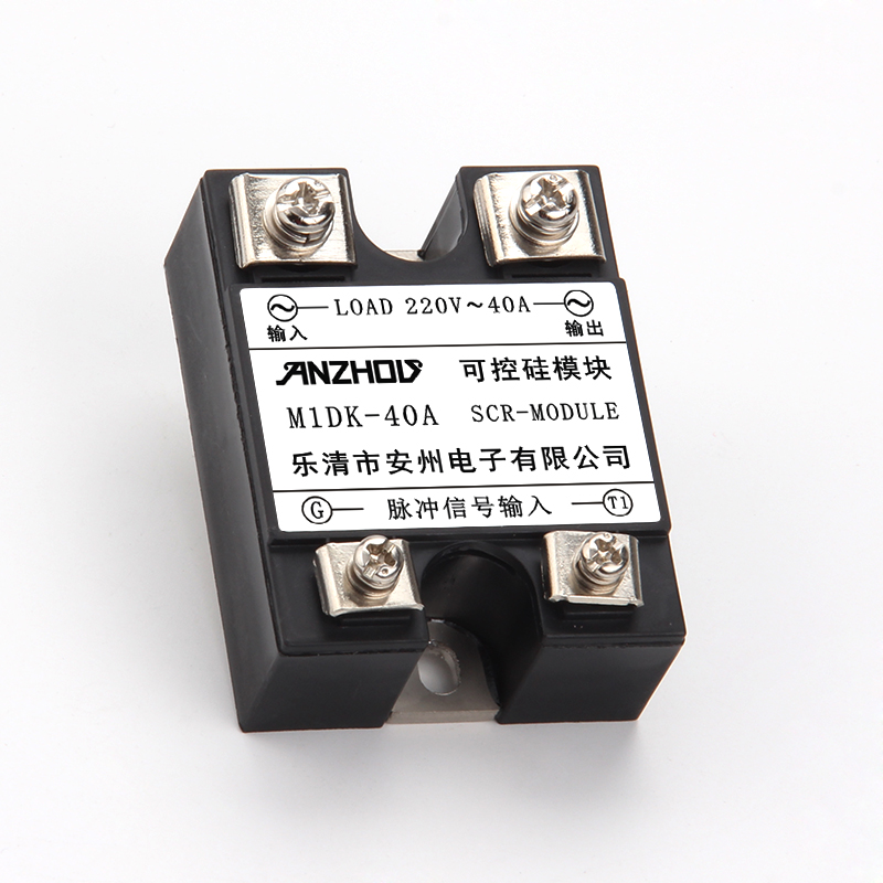 ANZHOUDZ SCR module M1DK-80A 60A 40A 25A SCR MODULE Solid State Relay for bottle blowing gas oven