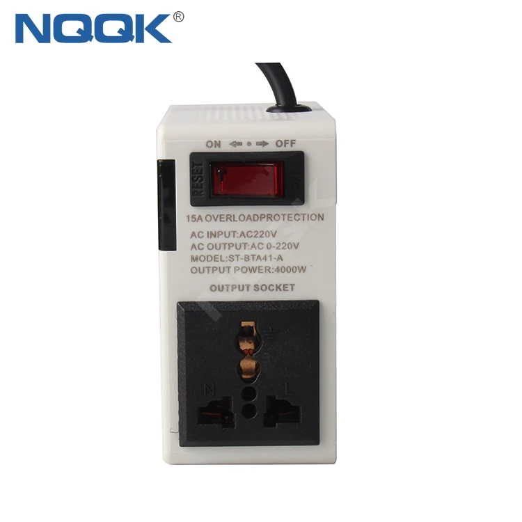 4000W PC PP Material Single Phase Electronic Digital Display SCR Voltage Regulator