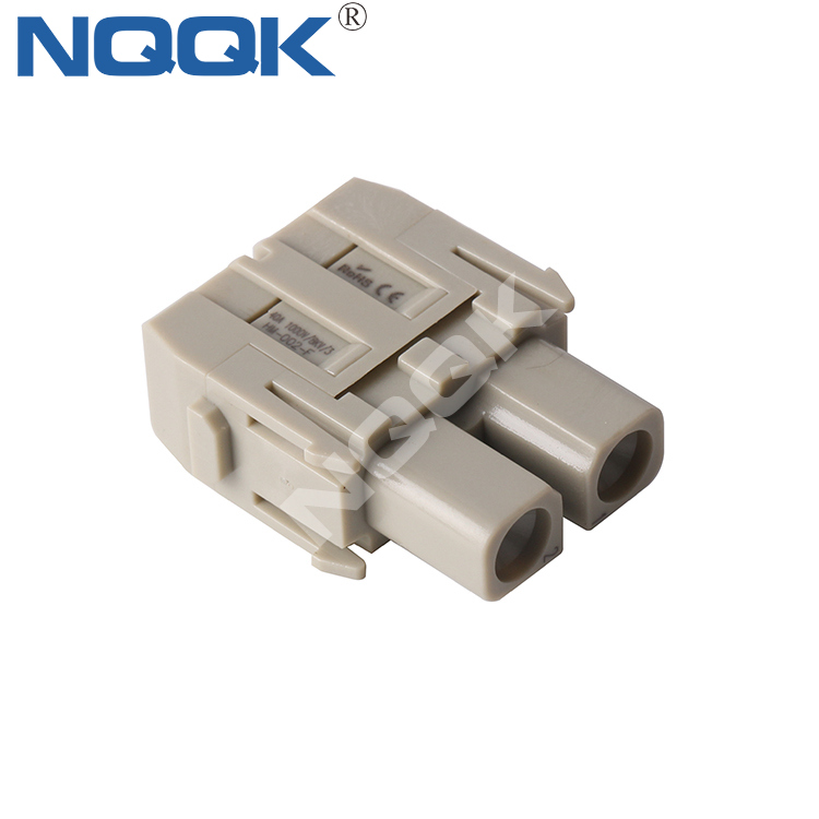 HM-002  2pin industrial male connector IP65 hinged framed connector