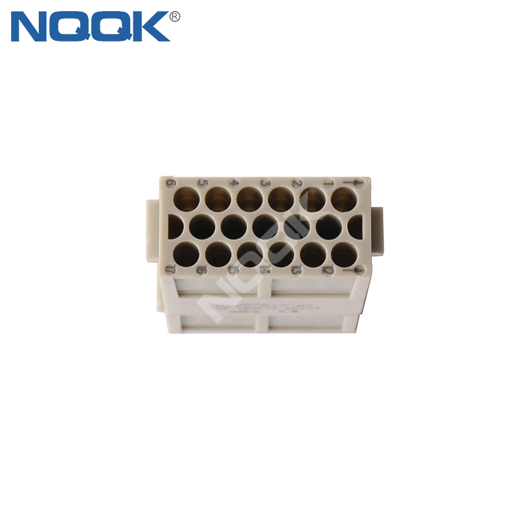 HMDD-017-MC 17pin wire Modular Docking Frame heave duty connector plastic crimp terminal for transport / solar