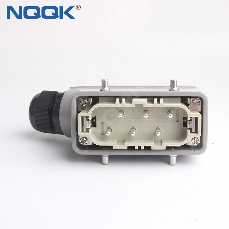 HDC-HK-4/2-006-01S side entry HK4/2-006-M HK4/2-006-F H6B-TS H6B-AG series heavy duty connector
