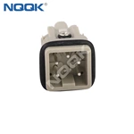 HA-004-M 4 pin Flame retardant male insert contacts heavy duty connector
