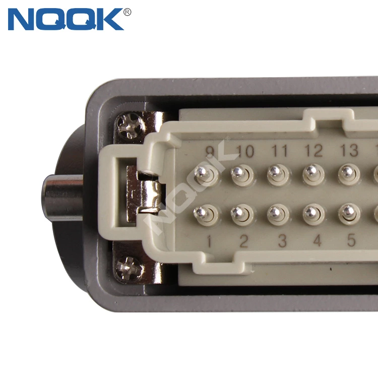 HE-010-M HE-010-F 10 pin16A 400V 500V Serew terminal heavy duty connector Insert