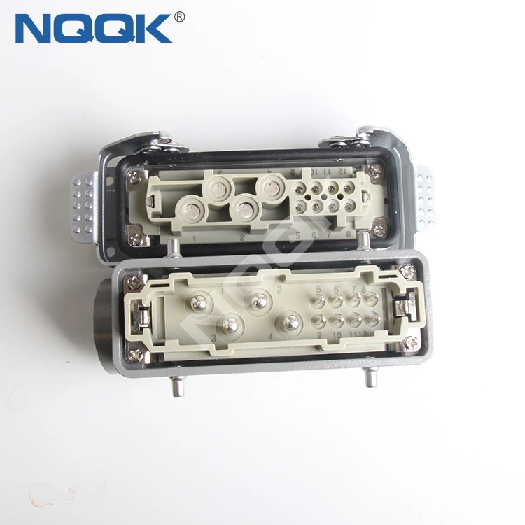 HDC-HK4/8-012-01S side entry HK4/8-012-M HK4/8-012-F H24B-TS H24B-AG  series  heavy duty connector
