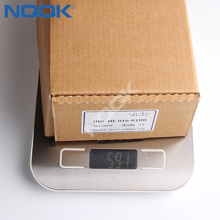 HE-010-M HE-010-F 10 pin16A 400V 500V Serew terminal heavy duty connector Insert