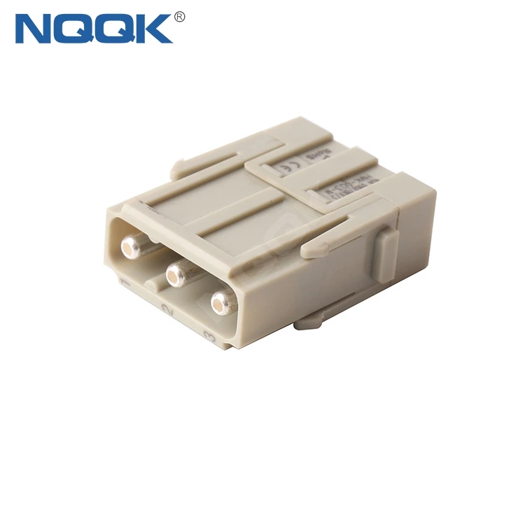 HMK-003-M 09140032601 3 position 40A 690v modular industrial multipole heavy duty connector