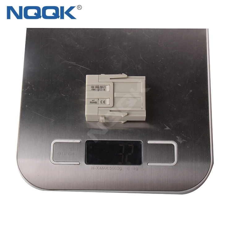 HMK-003-M 09140032601 3 position 40A 690v modular industrial multipole heavy duty connector