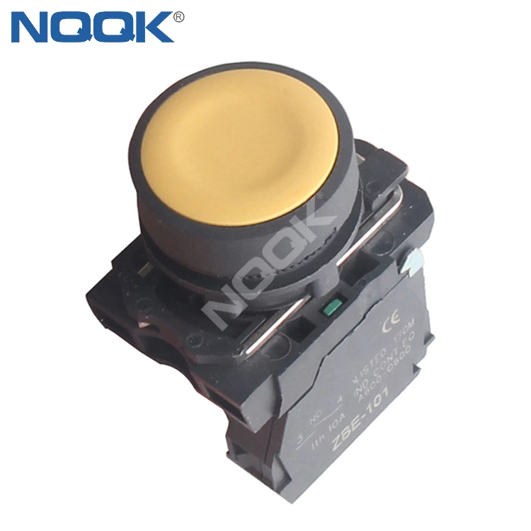 XB5-AA42 Self testoration  XB5-AA51Type  N/O Yellor  Even button spring return flat button