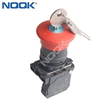 XB5-AS142 Maintained Bed XB5-AS142 Type N/C  Mushroom head key to release put Push button