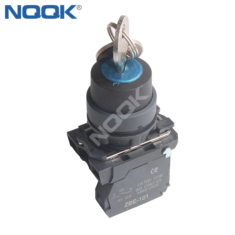 XB5-AG21 2 position self-lock XB5-AG21 Type Black N/O  Key stay put Push button