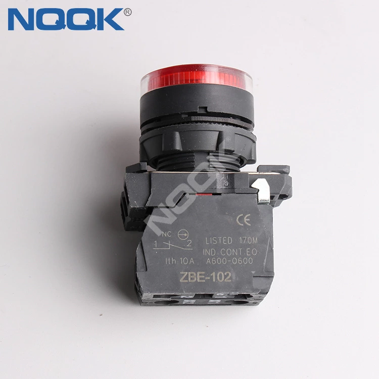 XB5-AW34M5 LED220V Red XB5-AW34M2 Type N/C Push button with light