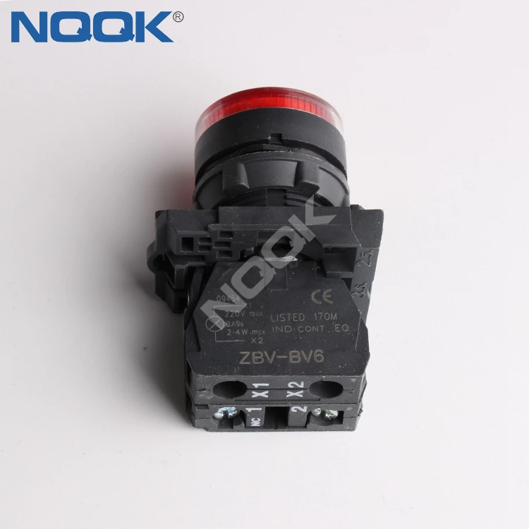 XB5-AW34M5 LED220V Red XB5-AW34M2 Type N/C Push button with light