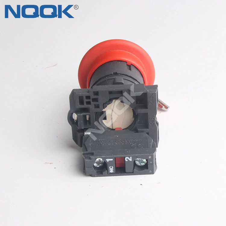 XB5-AS142 Maintained Bed XB5-AS142 Type N/C  Mushroom head key to release put Push button