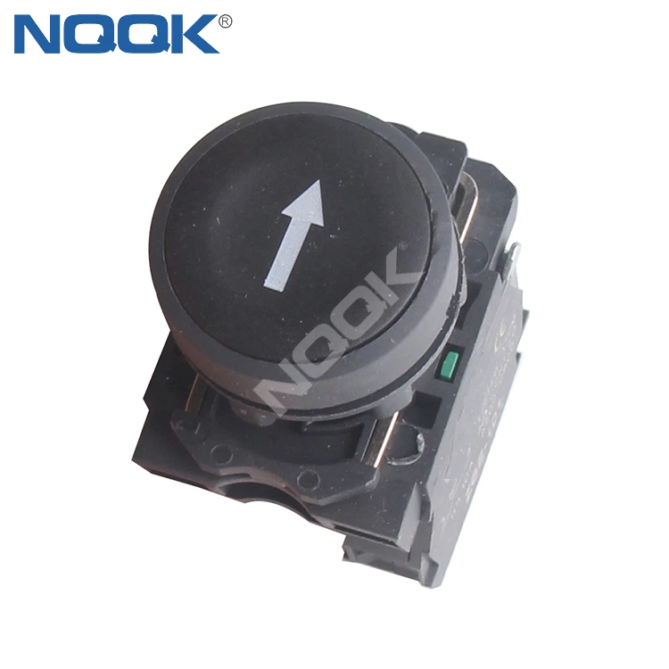 XB5-AA3311 Self testoration  XB5-AA3351 Type N/O Black  Even button spring return with symbol logo  Push button