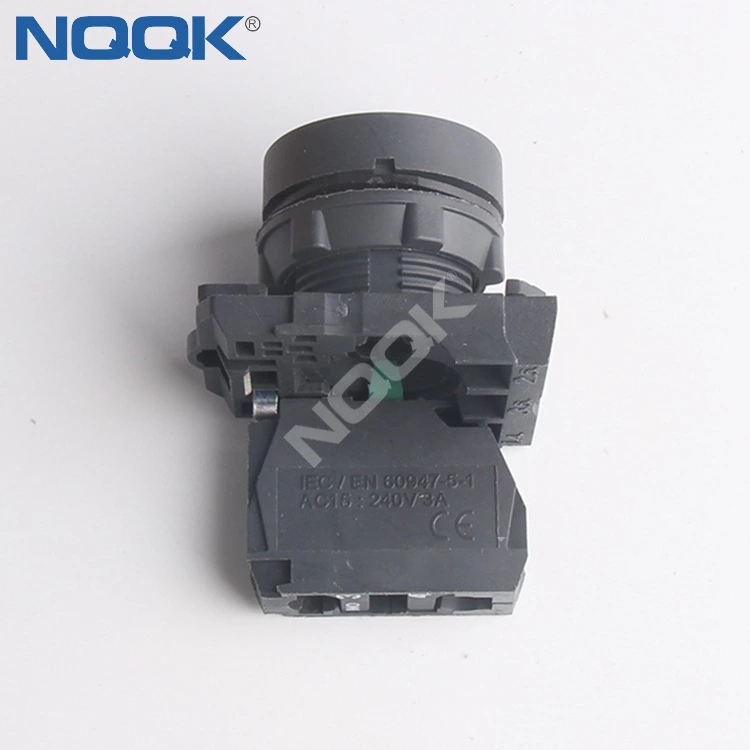 XB5-AA3311 Self testoration  XB5-AA3351 Type N/O Black  Even button spring return with symbol logo  Push button