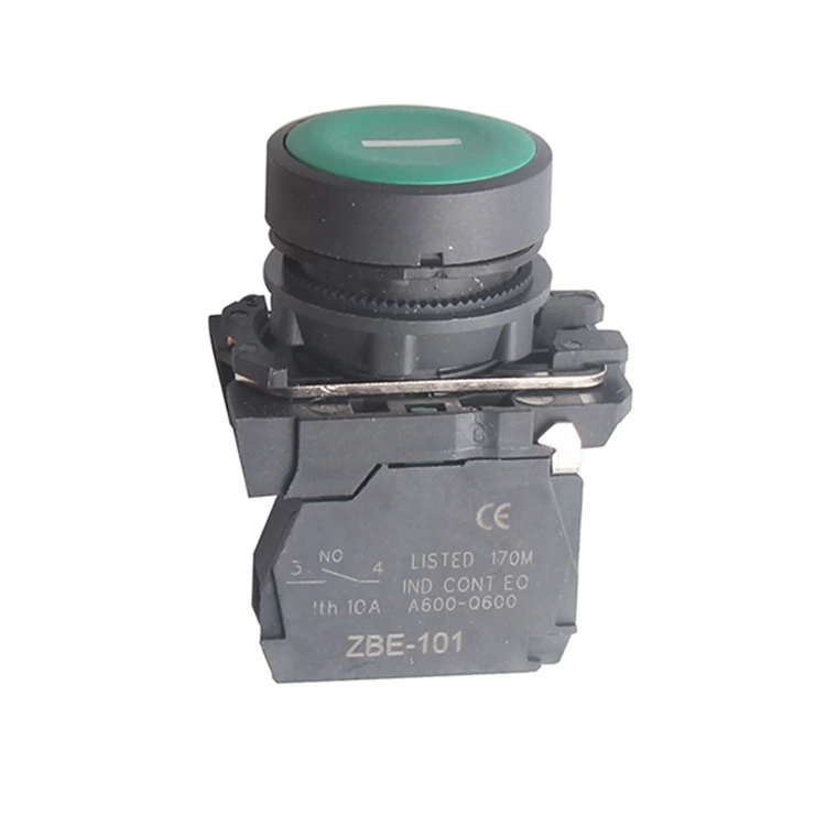 XB5-AA3311 Self testoration  XB5-AA3311Type N/O Green  Even button spring return with symbol logo