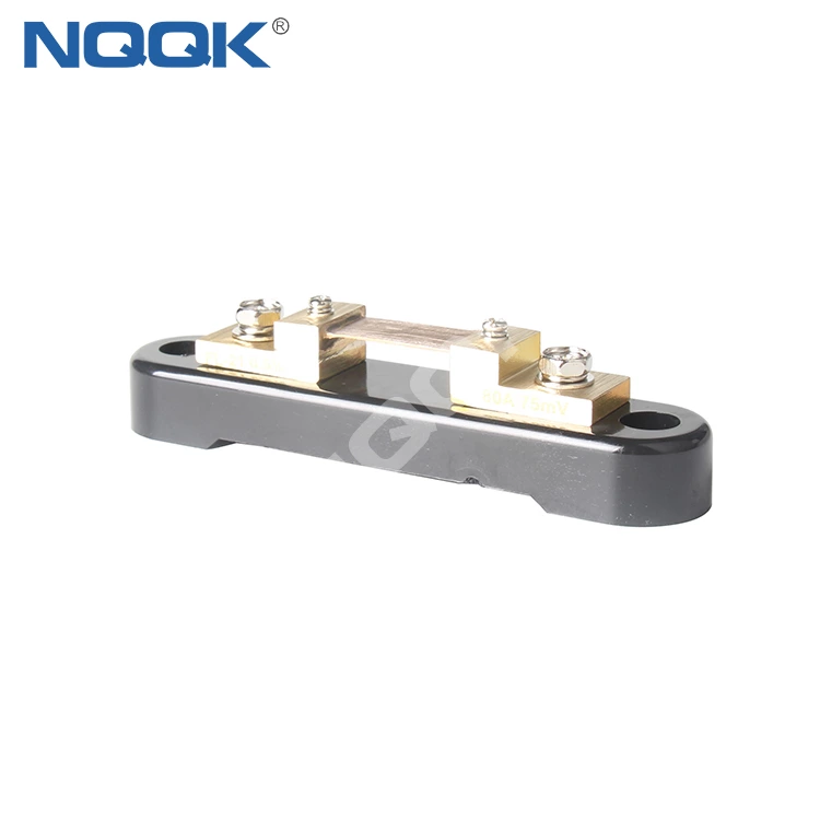 FL-21   80A 75mV dc current shunt resistor with base