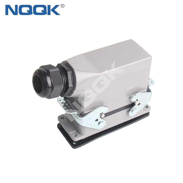 HDC-HK-4/2-004-M Heavy Duty Connector Double Buckle  4 pin heavy duty connector