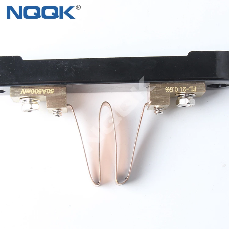 FL-21 50A 500mV dc current shunt resistor with base
