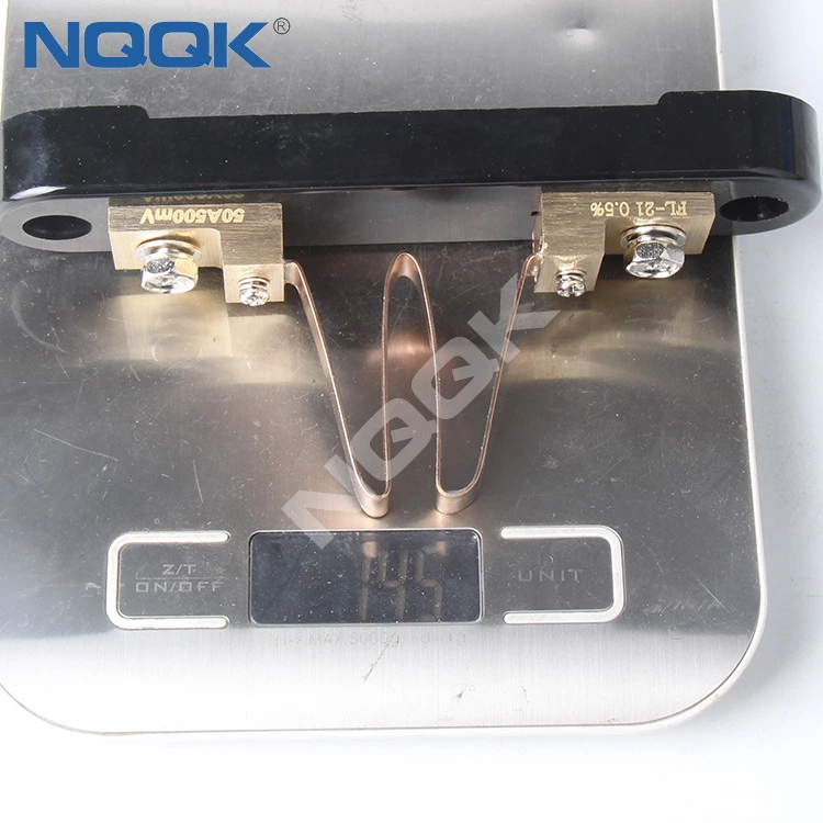 FL-21 50A 500mV dc current shunt resistor with base