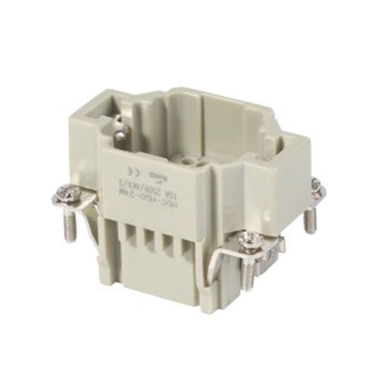 HDD-024 24Pin Superelevation Crimp terminal Insert Heavy duty connector