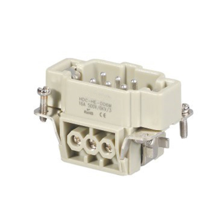 HE-006 6Pin Conventional Plug Heavy Duty Connector