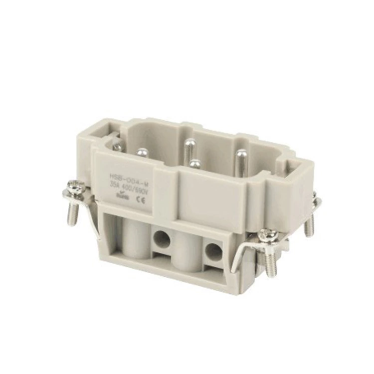 HSB-004 4Pin Big Current Type Insert Heavy duty connector