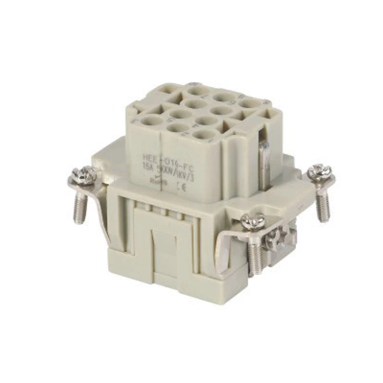 HEE-010 10Pin High density  Insert  Heavy duty connector