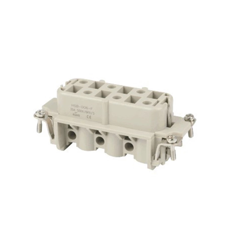 HSB-006 6Pin Big Current Type Insert Heavy duty connector