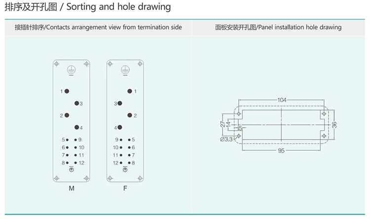 HK-004/8  4/8PinGroup and type Insert Heavy duty connector