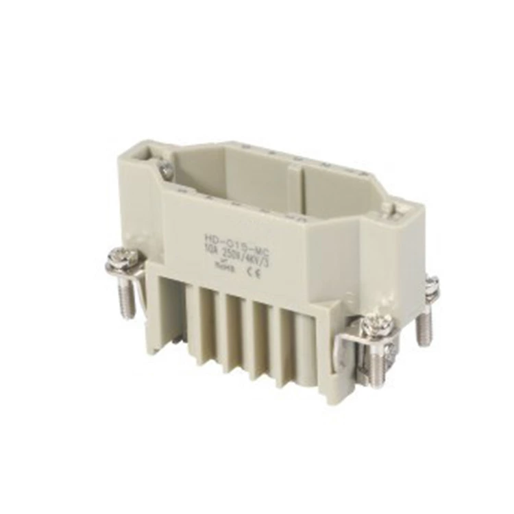 HD-015 15Pin Superelevation Crimp terminal Insert Heavy duty connector
