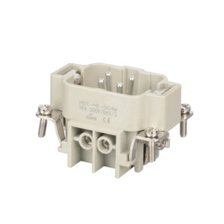 HE-004 4Pin Conventional Plug Heavy Duty Connector