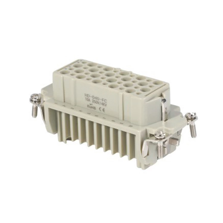 HD-040 40Pin Superelevation Crimp terminal Insert Heavy duty connector